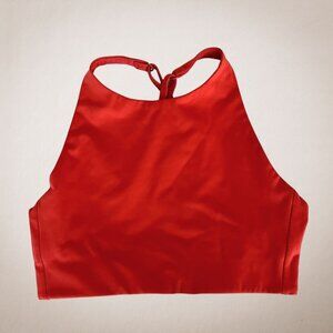 Girlfriend Collective Racerback Orange Bra